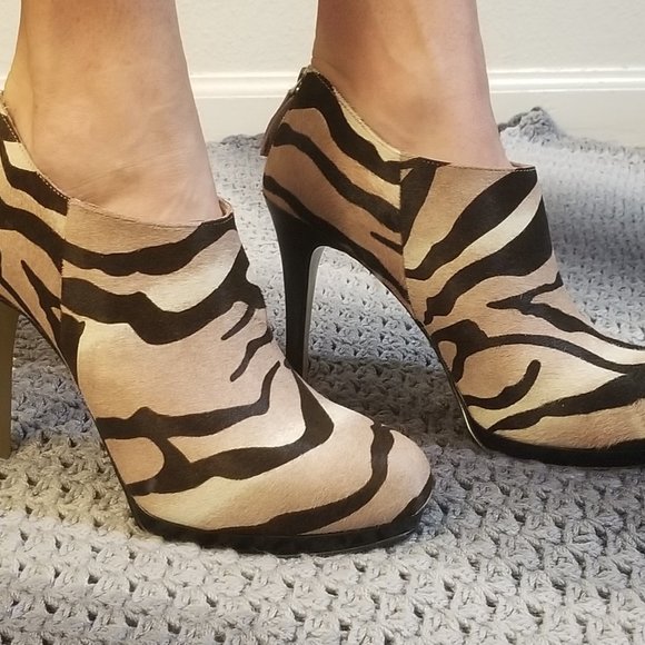 Nine West Shoes - Nine West - Haywire, Cream Multi Ankle Booties